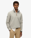 Henley S25 Grey Sweatshirt By SuperDry