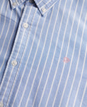 Oxford A25 Blue Stripe Shirt By SuperDry