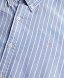 Oxford A25 Blue Stripe Shirt By SuperDry