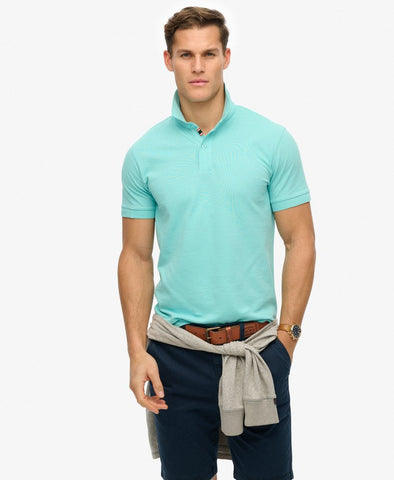 City S25 Turquoise Polo Shirt By SuperDry