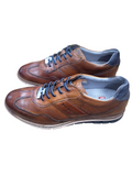 3229711C Cognac Leather Trainer By Bugatti