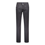 Bill A25 Charcoal Printed Chinos By Gardeur