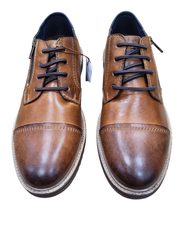 33AUQ011200 Tan Leather Shoe By Bugatti