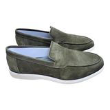 Style H Dark Green Loafer Shoe By Bugatti SN.MY