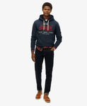 Heritage A25 Navy Hoodie By Superdry