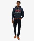 Heritage A25 Navy Hoodie By Superdry