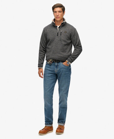 Storm A25 Grey Fleece Knitwear By SuperDry