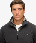 Polar 1/4 Zip Grey Fleece By SuperDry
