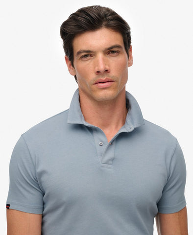 Jersey A25 Slate Polo Shirt By SuperDry