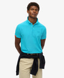 Vint Destroyed S25 Aqua Polo Shirt By SuperDry