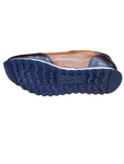 332ARX051010 Tan Leather Trainer By Bugatti