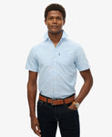 Oxford S25 Blue S/S Shirt By SuperDry