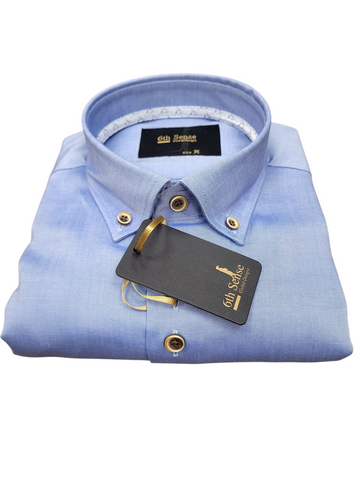 Aw25A Blue Casual Shirt By 6th Sense