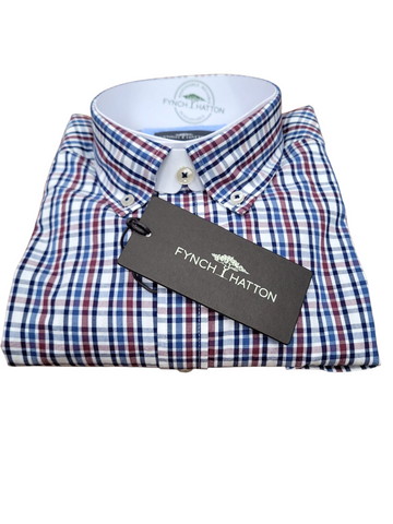 1514/5750 Merlot Shirt By Fynch Hatton