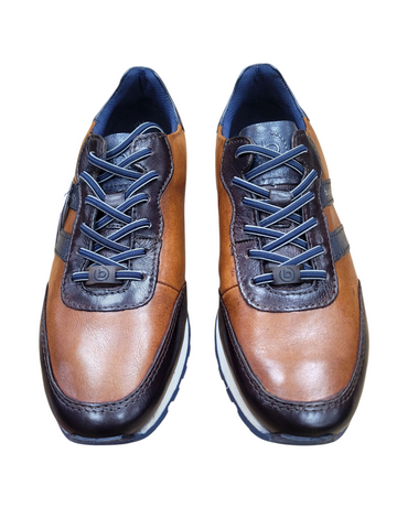 332ARX051010 Tan Leather Trainer By Bugatti
