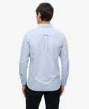 Oxford A25 Blue Stripe Shirt By SuperDry