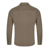 Twill Mocha Overshirt By 6th Sense