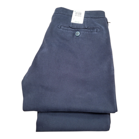 Roma A25 Navy Chinos By Meyer