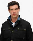 Merchant Black Wax Jacket By SuperDry ME.EN