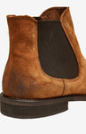 Baxter Suede Chelsea Boot Cognac By Selected