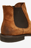 Baxter Suede Chelsea Boot Cognac By Selected