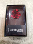 Flower Lapel Pin Dark Red By Michelsons