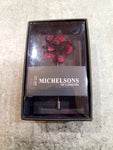 Flower Lapel Pin Burgundy By Michelsons