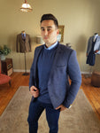 Kumas Navy Casual Blazer By Benetti