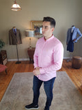 Pink Oxford Cotton Shirt By 6th Sense