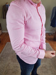 Pink Oxford Cotton Shirt By 6th Sense