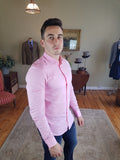 Pink Oxford Cotton Shirt By 6th Sense