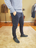 Luca Skinny Chino Pants Navy By Selected