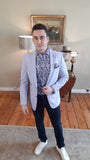 Blue Twill Blazer By A Fish Named Fred