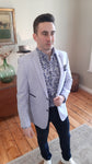 Blue Twill Blazer By A Fish Named Fred