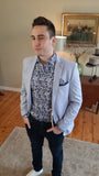 Blue Twill Blazer By A Fish Named Fred