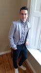 Blue Twill Blazer By A Fish Named Fred