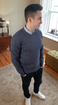 Mike Blue Knitwear By 6th Sense