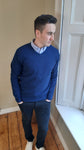 Dennis Blue Knitwear By Tricot Denim