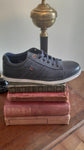 Smith Navy Casual Shoes By 6th Sense