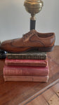 George Brogue Cognac Shoes By Benetti