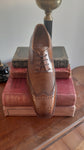 George Brogue Cognac Shoes By Benetti