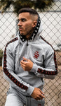 Grey Tape Band Hoodie By Sinners Attire