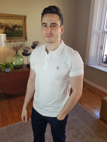 Haro White Polo Shirt By Selected