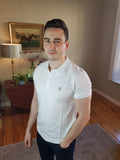 White Polo Shirt By Walker & Hunt