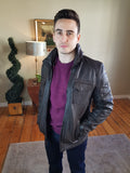 Leather Brown Jacket By DNR
