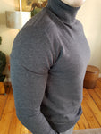Berg Grey Polo Neck By Selected