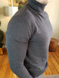 Berg Grey Polo Neck By Selected