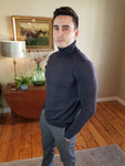 Berg Grey Polo Neck By Selected