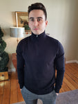 Berg Half Zip Black Knitwear By Selected