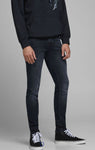 Liam Navy Blue Skinny Jeans By Jack & Jones